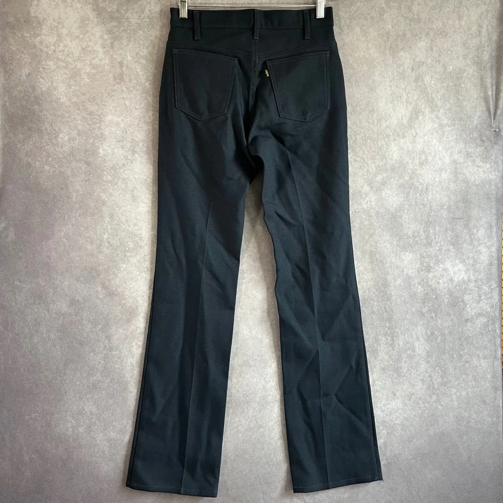 Levi's Sta-Prest Trousers Mens 31x34 Dark Blue Vintage 90s Made in USA 517 Style